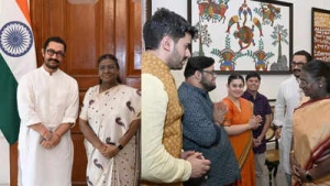 Sitaare Zameen Par: President Droupadi Murmu attends special screening of Aamir Khan’s film, says it “weaves in the message of diversity, equity and inclusion”