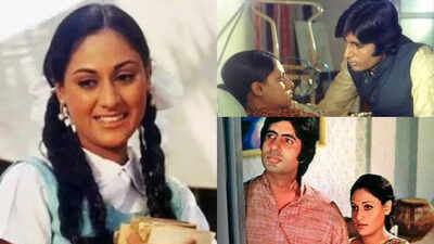 Jaya and Amitabh Bachchan in the movie Mili