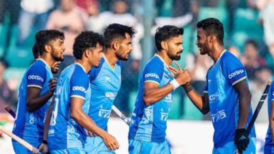 Indian Hockey Teams celebrate long-awaited allowance.