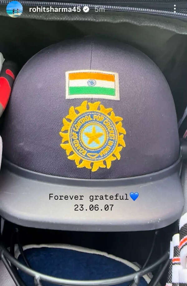 Rohit Sharma's emotional Instagram post celebrating 18 years of cricket