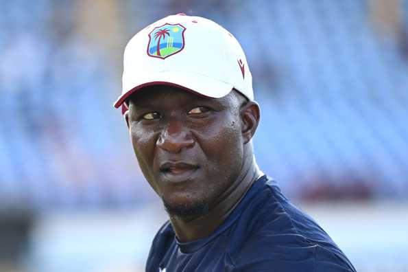 Daren Sammy questions third umpire's decisions.