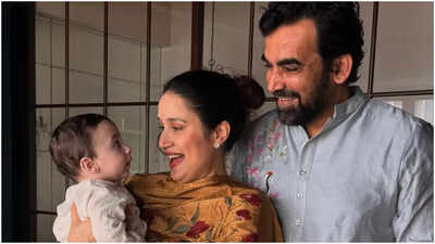 Ganesh Chaturthi 2025: Zaheer Khan and Sagarika Ghatge celebrate the festival with their son Fatehsinh - See RARE photos